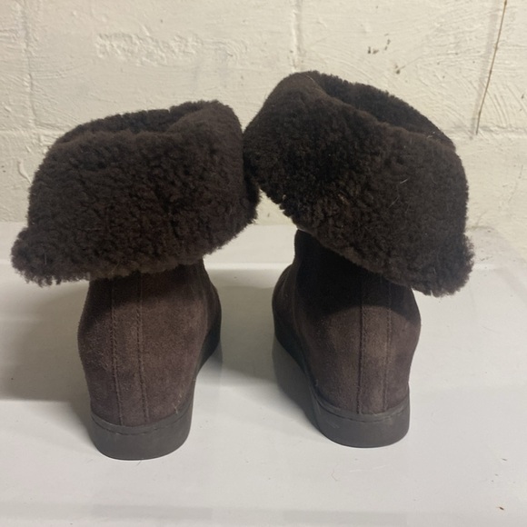 Coach leather winter wedge boots! - Picture 4 of 8